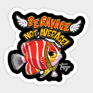 Peppermint Angel Fish Sticker